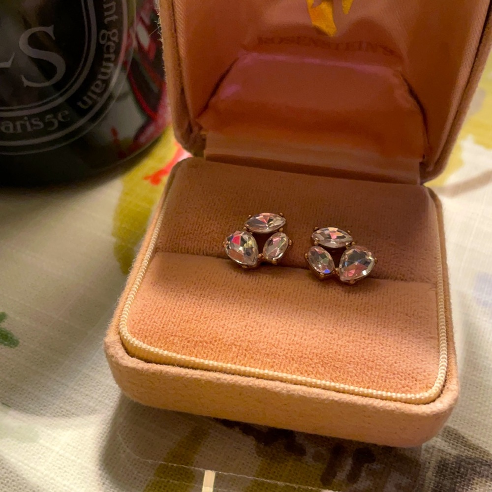 JCrew Trio Stone Crystal Earrings ✨✨